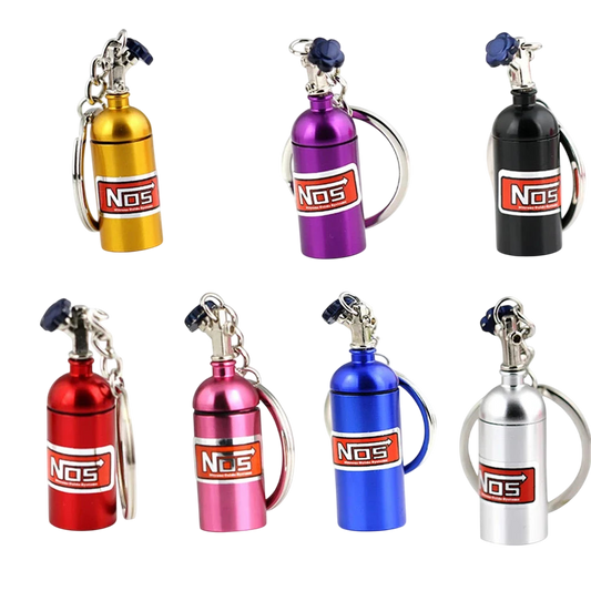 Mini NOS Bottle Keychain