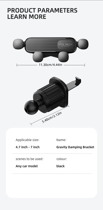 Gravity Car Phone Holder